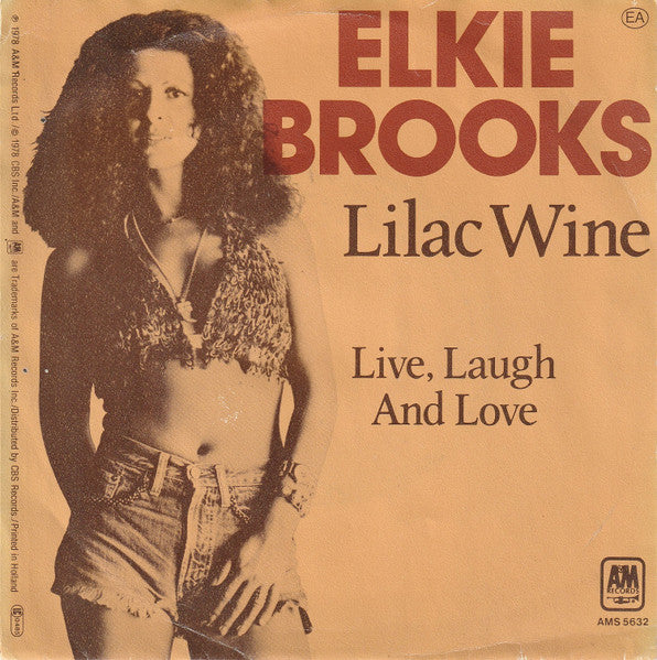 Elkie Brooks - Lilac Wine Vinyl Singles Vinyl Very Good (VG) <br> Hoes Good Plus (G+)