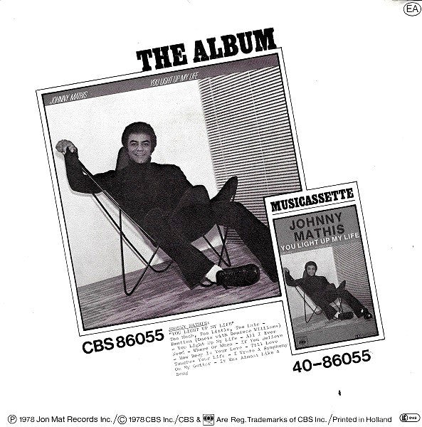 Johnny Mathis, Deniece Williams - Too Much, Too Little, Too Late Vinyl Singles Vinyl Very Good (VG) <br> Hoes Good Plus (G+)