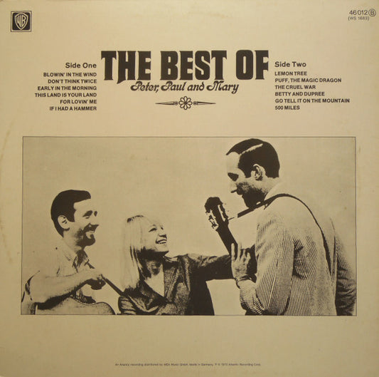 Peter, Paul & Mary - The Best Of Peter, Paul And Mary (LP)