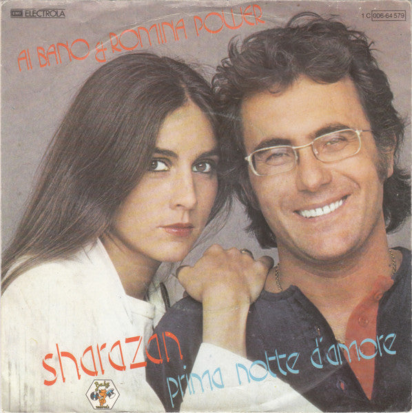 Al Bano & Romina Power - Sharazan Vinyl Singles Vinyl Very Good (VG) <br> Hoes Good Plus (G+)