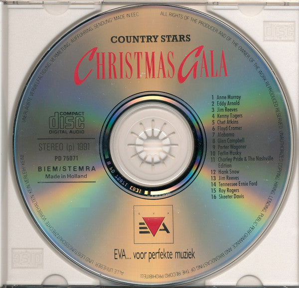 Various - Christmas Gala - Country Stars (CD) Compact Disc Goede Staat