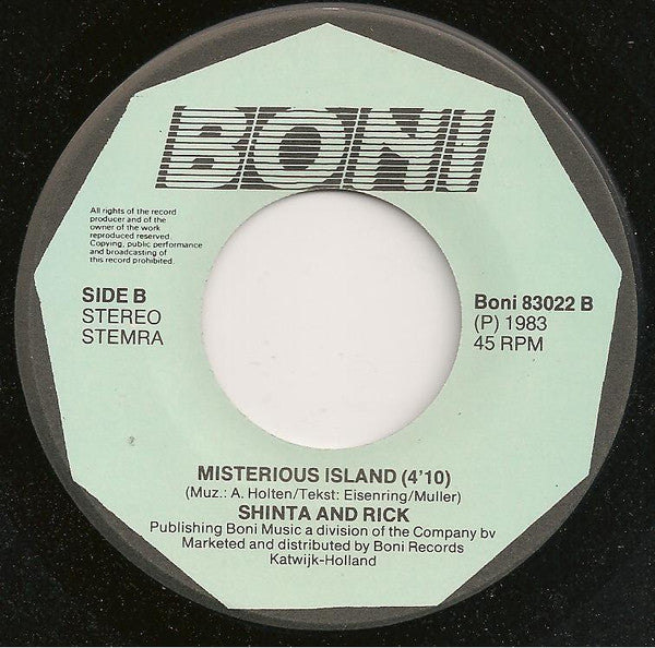 Shinta & Rick - Could You Be Loved Vinyl Singles Vinyl Very Good (VG) <br> Hoes Good Plus (G+)