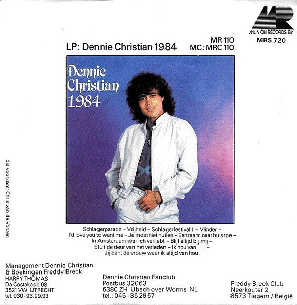 Dennie Christian & Freddy Breck - Annemarie 43049 Vinyl Singles Vinyl Very Good (VG) <br> Hoes Good Plus (G+)