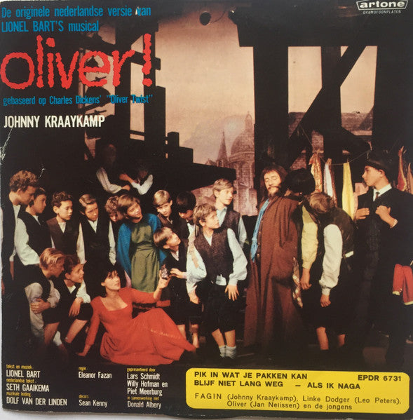 Johnny Kraaykamp - Oliver! Vinyl Singles EP Vinyl Very Good (VG) <br> Hoes Good Plus (G+)
