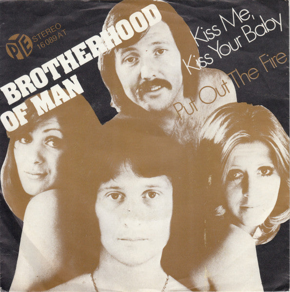Brotherhood Of Man - Kiss Me Kiss Your Baby Vinyl Singles Vinyl Very Good (VG) <br> Hoes Good Plus (G+)