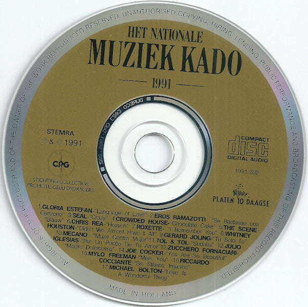 Various - Het Nationale Muziekkado (CD) Compact Disc Goede Staat