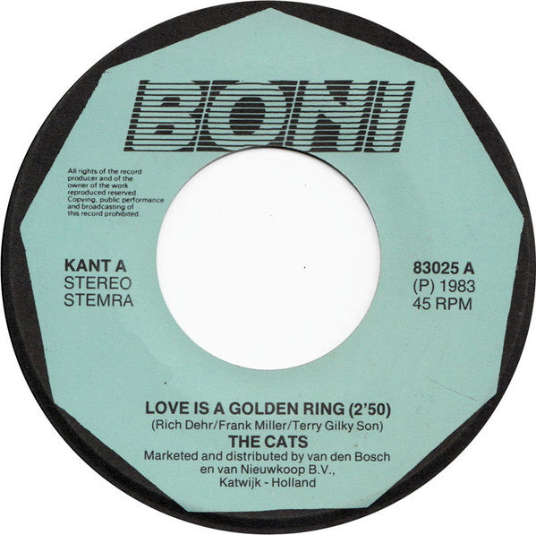Cats - Love Is A Golden Ring Vinyl Singles Vinyl Goed / Hoes Generic