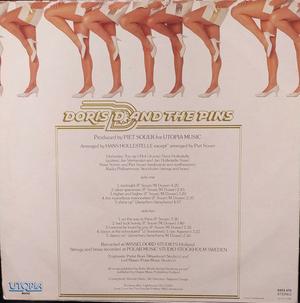 Doris D And The Pins - Doris D And The Pins (LP) Vinyl LP Vinyl Very Good (VG) <br> Hoes Good Plus (G+)