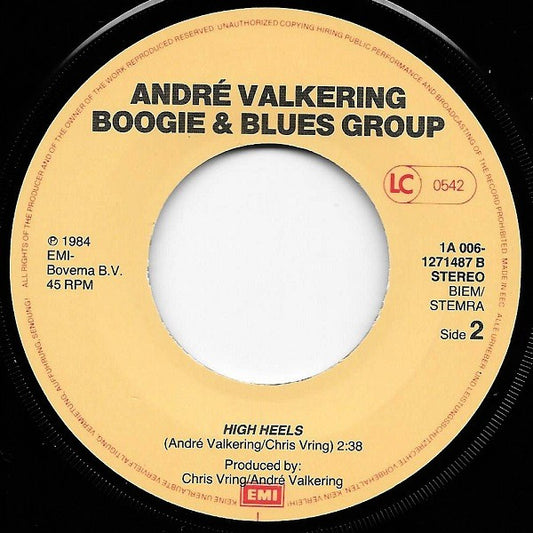 André Valkering Boogie & Blues Group - Double Dutch Vinyl Singles Vinyl Zeer Goed / Hoesje Generic "VINYLSINGLES.NL"