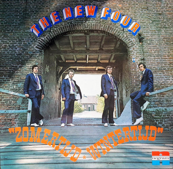 New Four - Zomertijd - Wintertijd (LP) Vinyl LP Vinyl Very Good (VG) <br> Hoes Good Plus (G+)