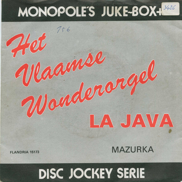 Vlaamse Wonderorgel - La Java Vinyl Singles