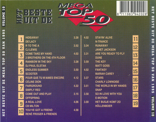 Various - Het Beste Uit De Mega Top 50 Van Volume 1995 (CD) Compact Disc Goede Staat "VINYLSINGLES.NL"