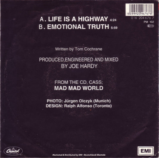 Tom Cochrane - Life Is A Highway