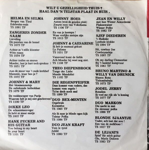 Dikke Leo - Sybille Vinyl Singles Vinyl Very Good (VG) <br> Hoes Good Plus (G+)