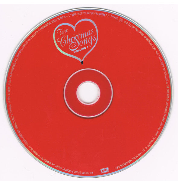Various - The Christmas Songs Volume 1 (CD) Compact Disc Goede Staat