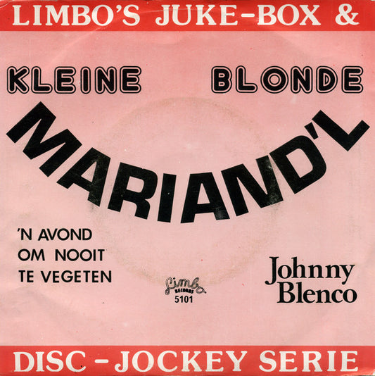 Johnny Blenco / Frankie Valjo - Kleine BlonMariand 19594 Vinyl Singles Goede Staat