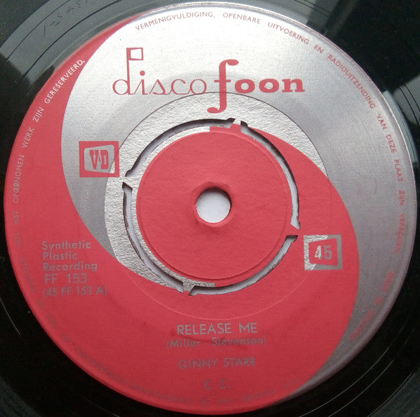 Ginny Starr, Michael Reed - Release Me Vinyl Singles