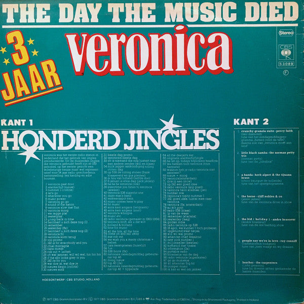Various - The Day The Music Died - 3 Jaar Veronica (LP) 51967