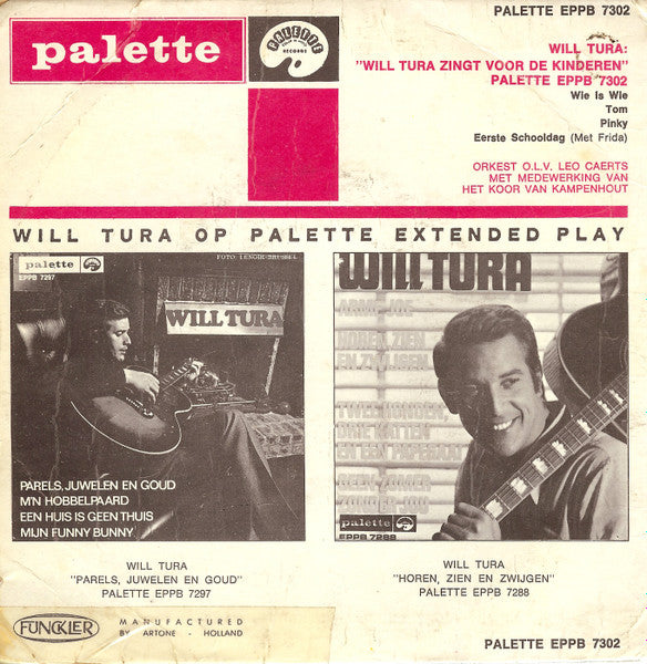 Will Tura - Will Tura Zingt Voor Kinderen Vinyl Singles Vinyl Very Good (VG) <br> Hoes Good Plus (G+)