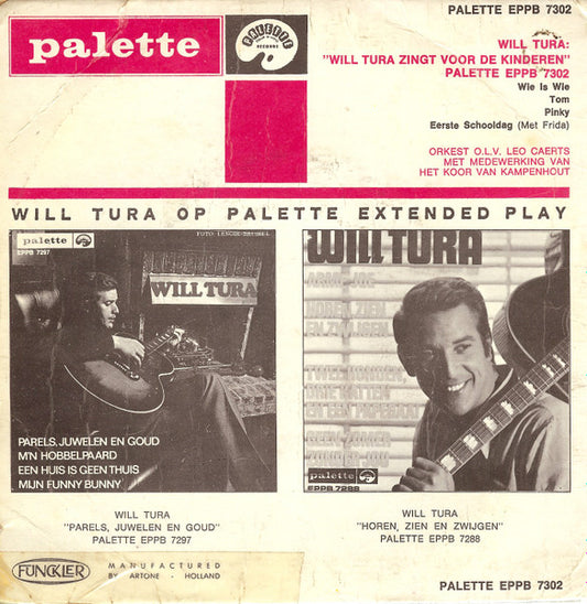 Will Tura - Will Tura Zingt Voor Kinderen Vinyl Singles Vinyl Zeer Goed / Hoesje Goed "VINYLSINGLES.NL"