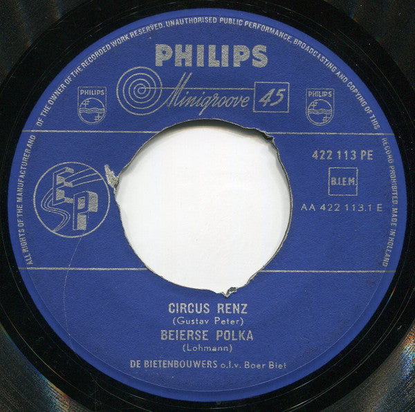 Bietenbouwers - Circus Renz Vinyl Singles