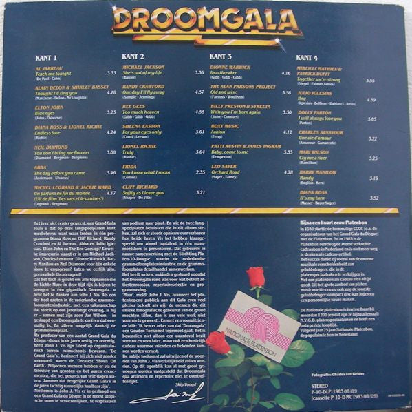 Various - Droomgala (LP) Vinyl LP Vinyl Very Good (VG) <br> Hoes Good Plus (G+)