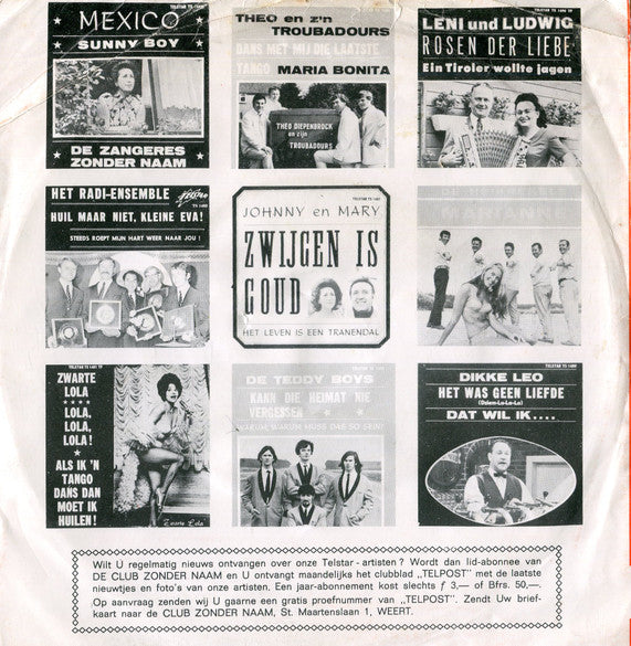 Joop de Knegt En De Ouwe Stomp - Ik Kom Naar Huis ! Vinyl Singles Vinyl Very Good (VG) <br> Hoes Good Plus (G+)