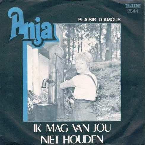 Anja - Ik Mag Van Jou Niet Houden Vinyl Singles Vinyl Very Good (VG) <br> Hoes Good Plus (G+)