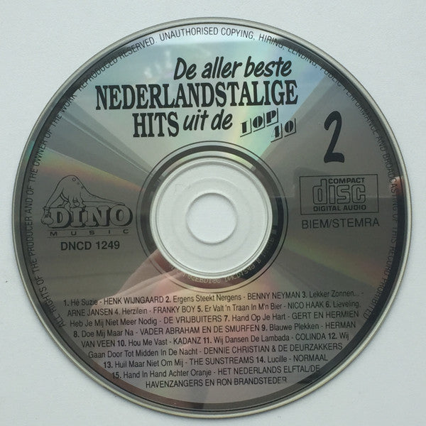 Various - De Allerbeste Nederlandstalige Hits Uit De Top 40 (CD) 71091 Compact Disc 2x Vinyl Very Good (VG) <br> Hoes Good Plus (G+)