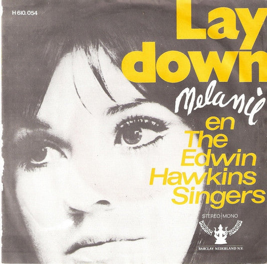 Melanie En The Edwin Hawkins Singers - Lay Down 36634 36009 Vinyl Singles VINYLSINGLES.NL