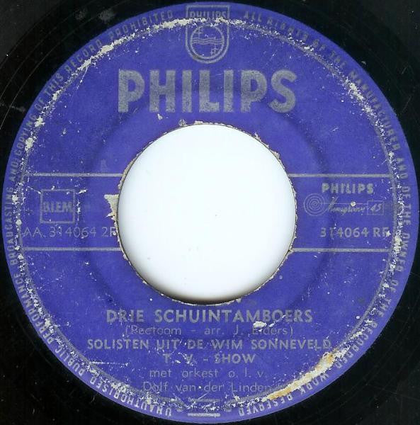 Solisten Uit De Wim Sonneveld T. V. - Show - Katootje Vinyl Singles Vinyl Goed / Hoes Generic