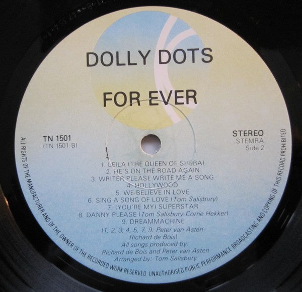 Dolly Dots - Forever (LP) Vinyl LP Vinyl Very Good (VG) <br> Hoes Good Plus (G+)