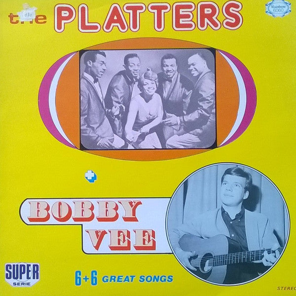 Platters + Bobby Vee - *+* Great Songs (LP) Vinyl LP Vinyl Very Good (VG) <br> Hoes Good Plus (G+)