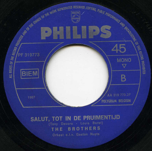 Brothers - Amei Amei Vinyl Singles Vinyl Very Good (VG) <br> Hoes Generic