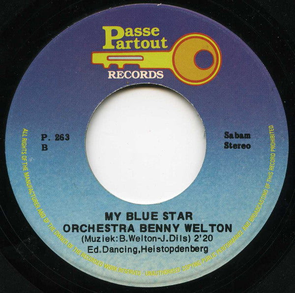 Bing Barlow - Achter De Struiken Vinyl Singles Vinyl Very Good (VG) <br> Hoes Good Plus (G+)