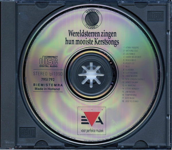 Various - Wereldsterren Zingen Hun Mooiste Kerstsongs (CD) Compact Disc Goede Staat