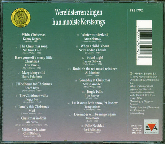 Various - Wereldsterren Zingen Hun Mooiste Kerstsongs (CD) Compact Disc Goede Staat "VINYLSINGLES.NL"