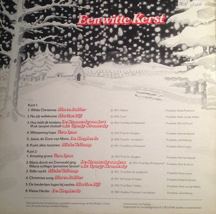 Various - Een Witte Kerst (LP) Vinyl LP Vinyl Very Good (VG) <br> Hoes Good Plus (G+)