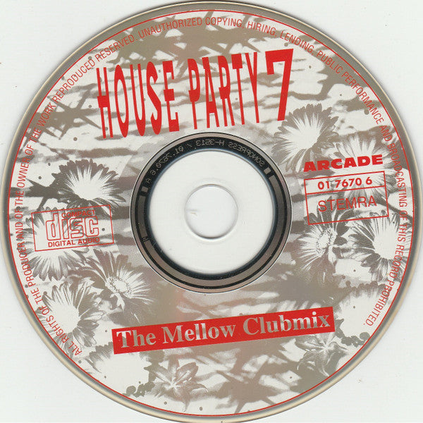 Various - House Party * (The Mellow Clubmix) (CD) Compact Disc Goede Staat