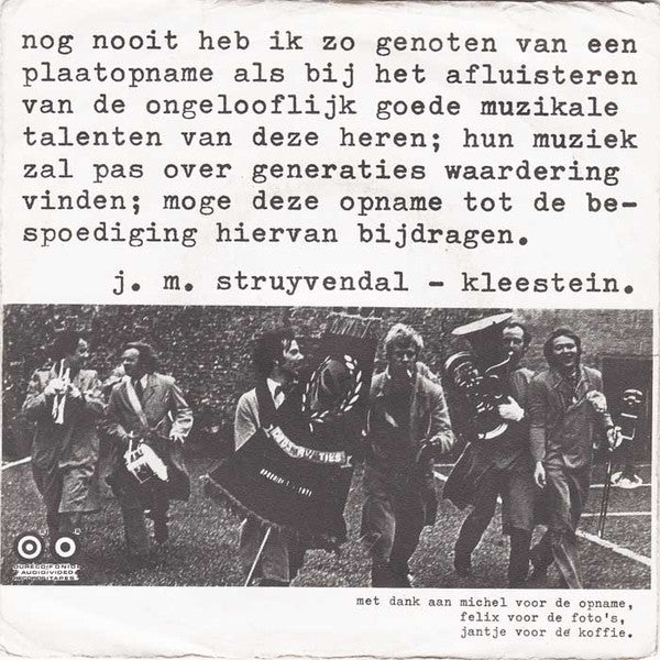 Doemarwatjes - Menuet Van Boccherini - De Bolero Van Ravel Vinyl Singles Vinyl Very Good (VG) <br> Hoes Good Plus (G+)