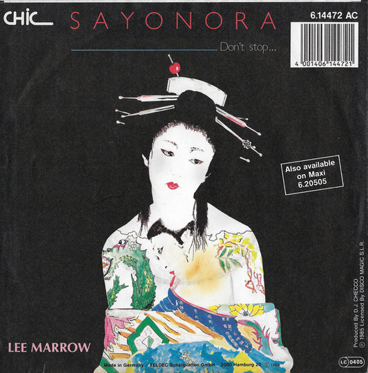 Lee Marrow - Sayonara (Don't Stop...)