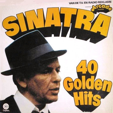 Frank Sinatra - 40 Golden Hits (LP) Vinyl LP Vinyl Very Good (VG) <br> Hoes Good Plus (G+)