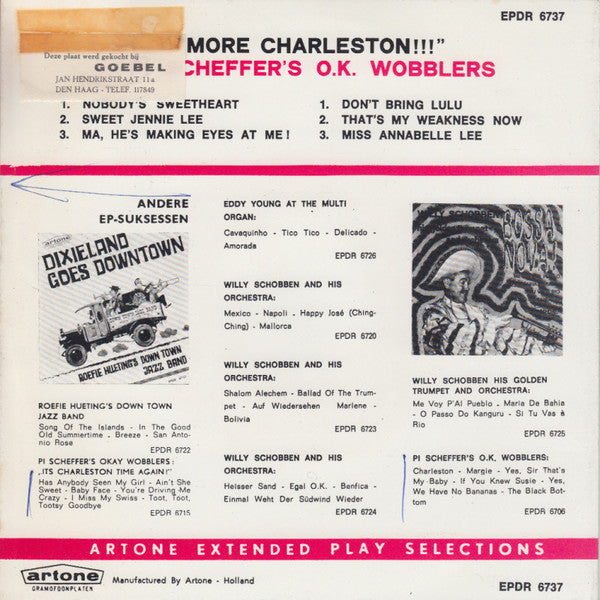 Okay Wobblers - More Charleston!! Vinyl Singles Vinyl Very Good (VG) <br> Hoes Good Plus (G+)