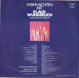 Klaus Wunderlich - Weihnachten Mit Klaus Wunderlich (LP) Vinyl LP Vinyl Very Good (VG) <br> Hoes Good Plus (G+)