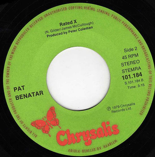Pat Benatar - I Need A Lover