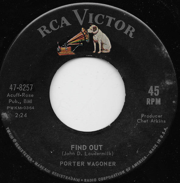 Porter Wagoner - Howdy Neighbor, Howdy Vinyl Singles Vinyl Very Good (VG) <br> Hoes Generic