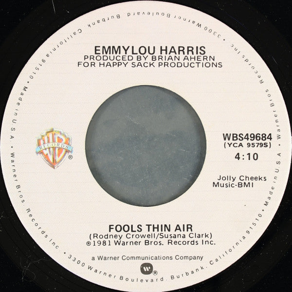 Emmylou Harris - Mister Sandman Vinyl Singles Vinyl Very Good (VG) <br> Hoes Generic