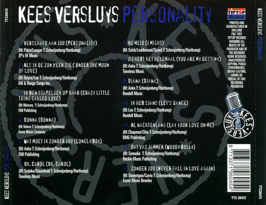 Kees Versluys - Personality (CD)