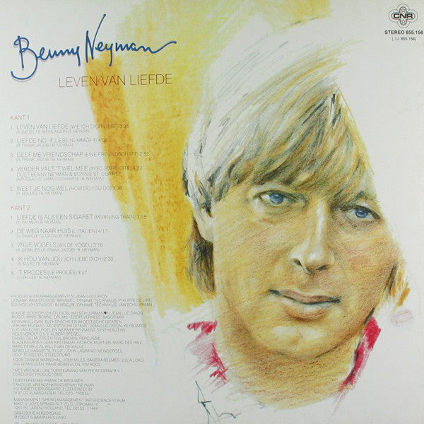 Benny Neyman - Leven Van Liefde (LP) Vinyl LP Vinyl Very Good (VG) <br> Hoes Good Plus (G+)