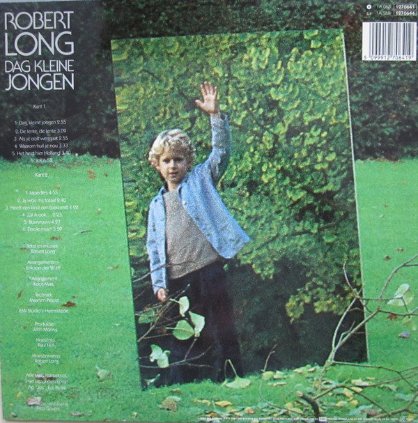 Robert Long - Dag Kleine Jongen (LP) Vinyl LP Vinyl Very Good (VG) <br> Hoes Good Plus (G+)